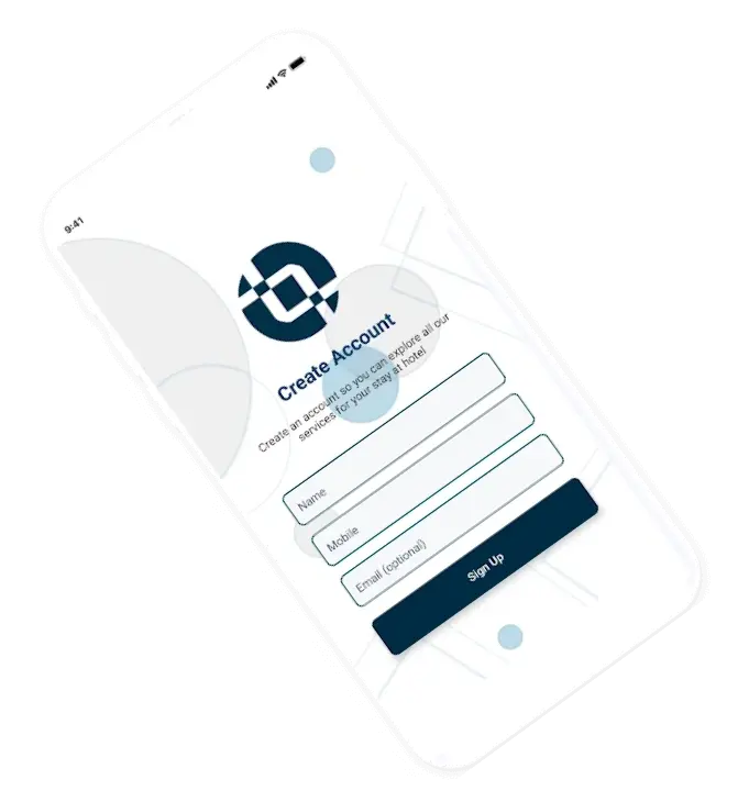 OrderNxt create account screen